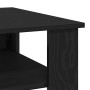 Mesa de Café Roble negro 60 x 60 x 42 cm Madera contrachapada