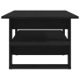 Mesa de Café Roble negro 102 x 55 x 42 cm Madera contrachapada