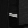 Armario Roble Negro 80 x 52 x 180 cm Madera contrachapada en Armarios roperos | Comprar online en Foro24