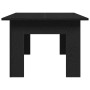 Mesa de Café Roble negro 100 x 60 x 42 cm Madera contrachapada