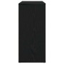 Aparador roble negro 91x29,5x65 cm madera de ingeniería