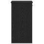 Escritorio Roble negro 80 x 40 x 75 cm Madera contrachapada