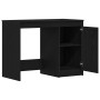 Escritorio Roble negro 100 x 50 x 76 cm Madera contrachapada