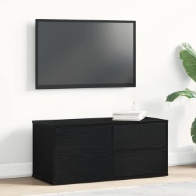 Soporte de TV Negro 80 x 34 x 35.5 cm Madera contrachapada