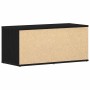 Soporte de TV Negro 80 x 34 x 35.5 cm Madera contrachapada