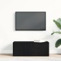Soporte de TV Negro 80 x 34 x 30 cm Madera contrachapada