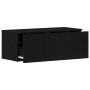 Soporte de TV Negro 80 x 34 x 30 cm Madera contrachapada