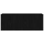 Muebles para TV Montaje en la pared Roble negro 80 x 30 x 30 cm