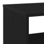 Mesa auxiliar de roble negro, 70 x 35 x 60 cm, madera de