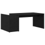 Mesa de Café Roble negro 90 x 45 x 35 cm Madera contrachapada