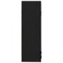 Armario con espejo de baño Roble negro 62.5 x 20.5 x 64 cm