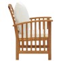 Garden furniture and cushions set 5 pieces solid acacia wood by vidaXL, Garden sets - Ref: Foro24-3057978, Price: 446,83 €, D...
