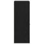 Armario de Baño Montaje en la pared Roble Negro 30 x 30 x 80 cm