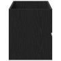 Gabinete de Fregadero con cajón Roble Negro 90 x 38.5 x 45 cm