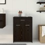 Gabinete de Baño con cajón Roble Negro 60 x 33 x 80 cm