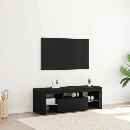 Gabinete de TV Negro 120 x 35 x 40 cm Madera contrachapada