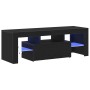 Gabinete de TV Negro 120 x 35 x 40 cm Madera contrachapada