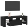 Gabinete de TV Negro 120 x 35 x 40 cm Madera contrachapada