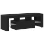 Gabinete de TV Negro 120 x 35 x 40 cm Madera contrachapada