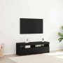 Gabinete de TV Negro 120 x 35 x 40 cm Madera contrachapada