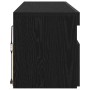 Gabinete de TV 2 pcs Negro 60 x 35 x 40 cm Madera contrachapada