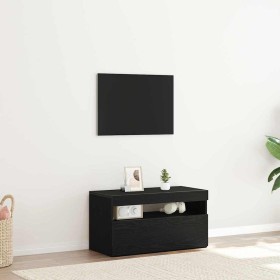 Gabinete de TV Negro 75 x 35 x 40 cm Madera contrachapada