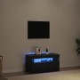 Gabinete de TV Negro 75 x 35 x 40 cm Madera contrachapada