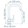 EISL FUTURA sink mixer tap black by EISL, Faucets - Ref: Foro24-438796, Price: 81,94 €, Discount: %
