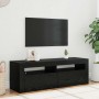 Gabinete de TV Negro 120 x 35 x 40 cm Madera contrachapada