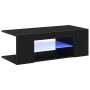 Gabinete de TV Negro 90 x 39 x 30 cm Madera contrachapada