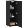 Mueble para TV de Pared Roble negro 30.5 x 30 x 90 cm