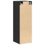 Mueble para TV de Pared Roble negro 30.5 x 30 x 90 cm