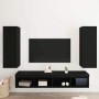 Mueble para TV de Pared 2 pcs Roble negro 30.5 x 30 x 90 cm