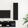 Mueble para TV de Pared Roble negro 30.5 x 30 x 110 cm