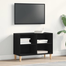 Gabinete de TV Negro 69.5 x 30 x 50 cm Madera contrachapada