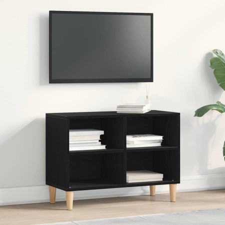 Gabinete de TV Negro 69.5 x 30 x 50 cm Madera contrachapada