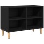 Gabinete de TV Negro 69.5 x 30 x 50 cm Madera contrachapada