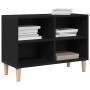 Gabinete de TV Negro 69.5 x 30 x 50 cm Madera contrachapada