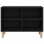 Gabinete de TV Negro 69.5 x 30 x 50 cm Madera contrachapada