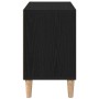 Gabinete de TV Negro 69.5 x 30 x 50 cm Madera contrachapada