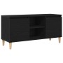 Gabinete de TV Negro 102 x 35 x 50 cm Madera contrachapada