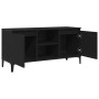 Gabinete de TV Negro 102 x 35 x 50 cm Madera contrachapada