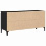 Gabinete de TV Negro 102 x 35 x 50 cm Madera contrachapada