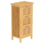 EISL Mueble de cuarto de baño con 3 cajones de bambú 30x42x82 cm de EISL, Tocadores de baño - Ref: Foro24-438812, Precio: 115...