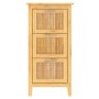 EISL Mueble de cuarto de baño con 3 cajones de bambú 30x42x82 cm de EISL, Tocadores de baño - Ref: Foro24-438812, Precio: 115...