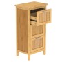 EISL Mueble de cuarto de baño con 3 cajones de bambú 30x42x82 cm de EISL, Tocadores de baño - Ref: Foro24-438812, Precio: 115...