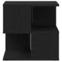 Mesa lateral Roble Negro 40 x 40 x 40 cm Madera contrachapada
