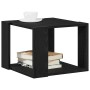 Mesa de Café Roble negro 40 x 40 x 30 cm Madera contrachapada