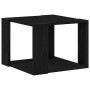 Mesa de Café Roble negro 40 x 40 x 30 cm Madera contrachapada
