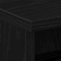 Armario de Noche con cajón 2 pcs Roble negro 40 x 40 x 50 cm